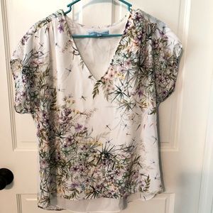 Antonio Melani Floral Short sleeve Blouse